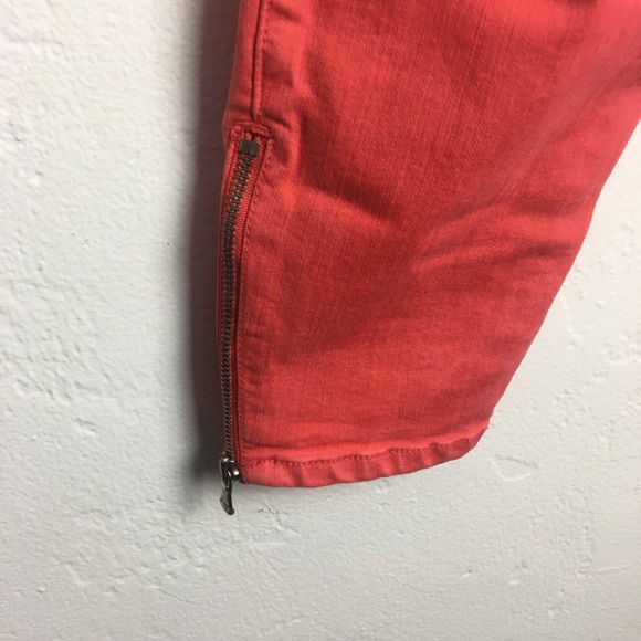 Torrid Stiletto Zip Cropped Jegging - Tomato Red - Picture 8 of 9